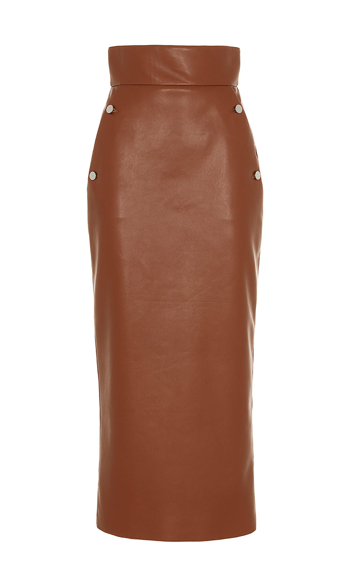 Sara Battaglia Eco-leather skirt Soddisfazione Garantita