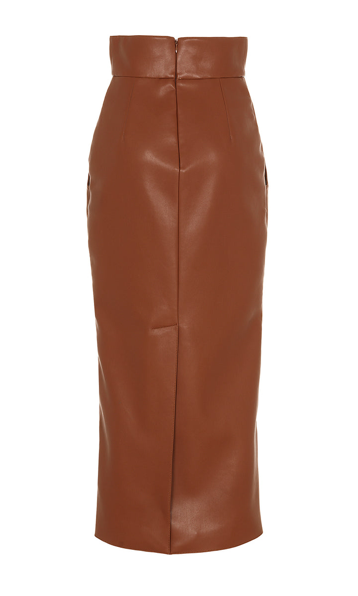 Sara Battaglia Eco-leather skirt Soddisfazione Garantita