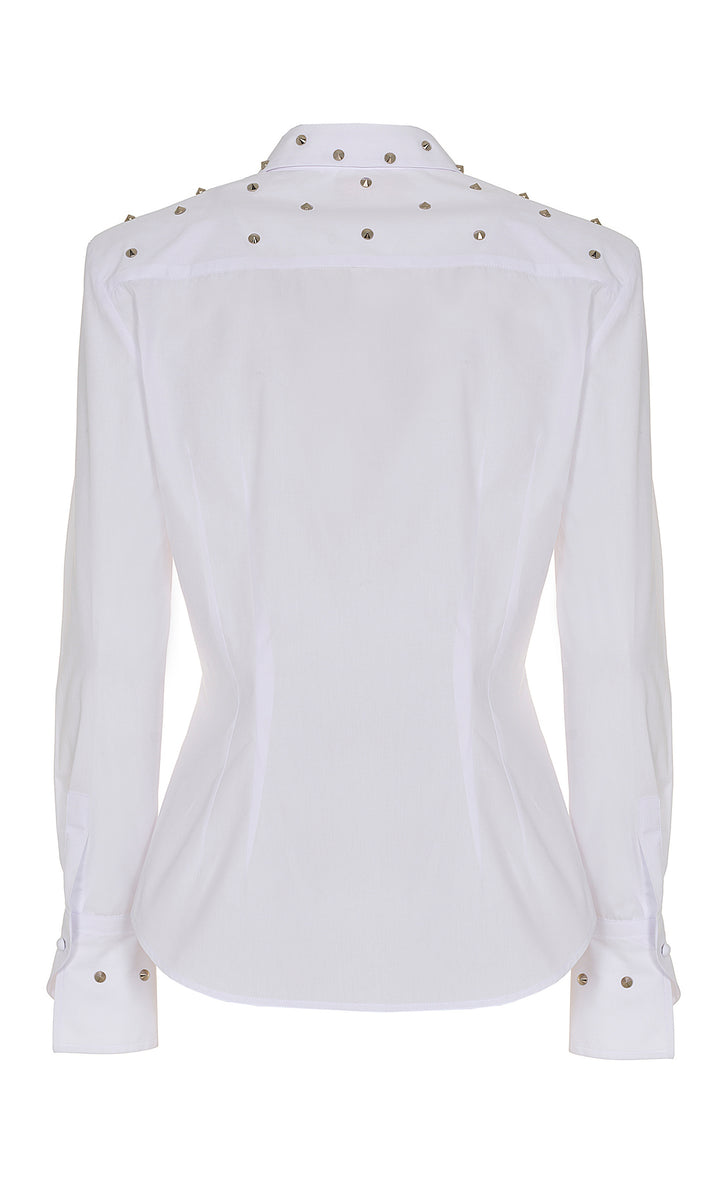 Sara Battaglia Shirt with strass Promozione Limitata