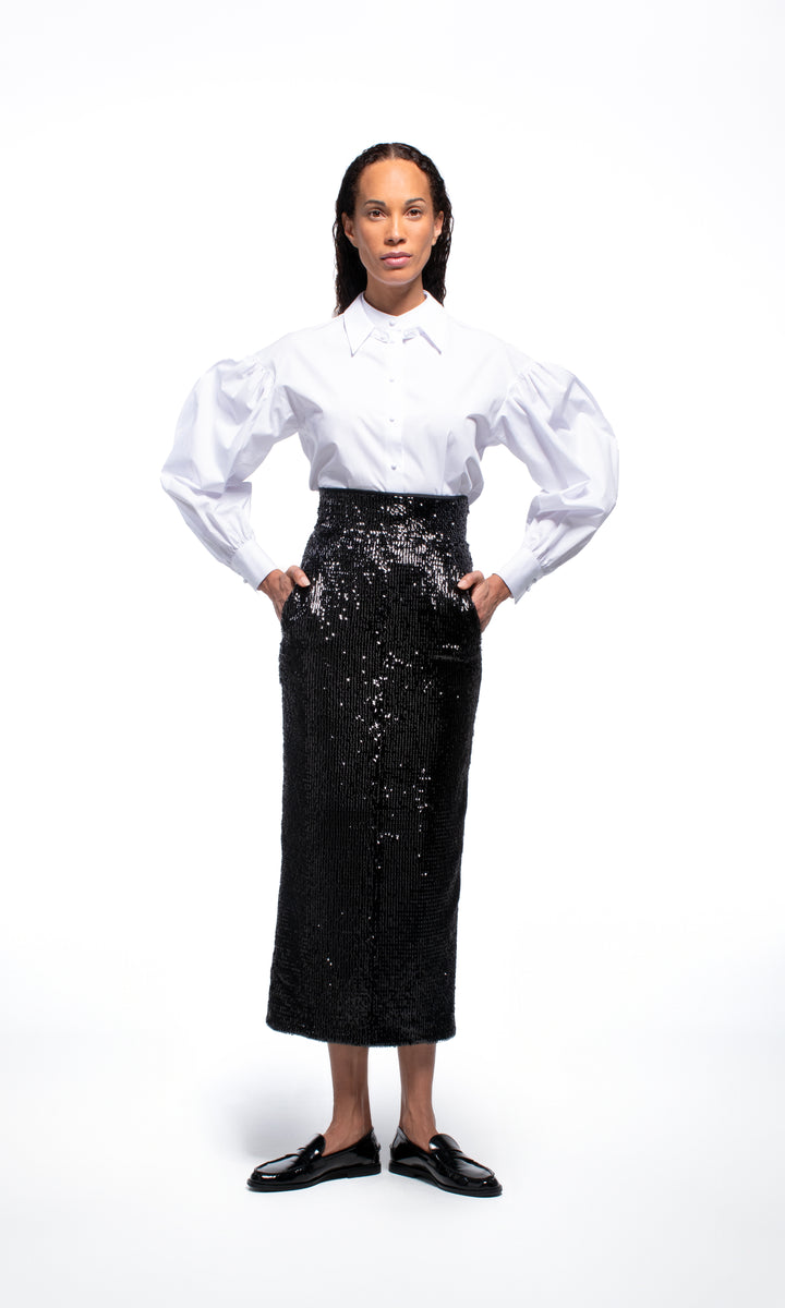 Sara Battaglia Shirt with puffy sleeves Fino Al -60%