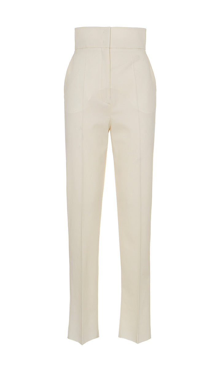 Sara Battaglia High waist cigarette pants Affare Del Giorno