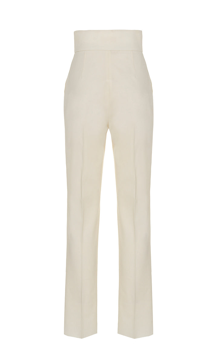 Sara Battaglia High waist cigarette pants Affare Del Giorno