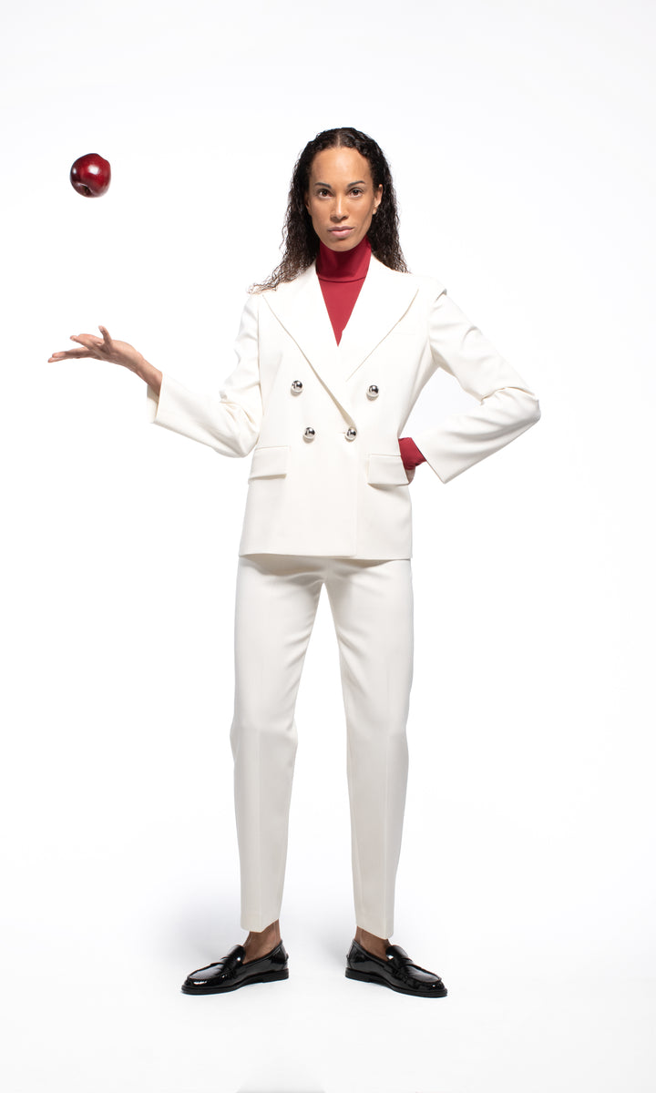 Sara Battaglia High waist cigarette pants Affare Del Giorno