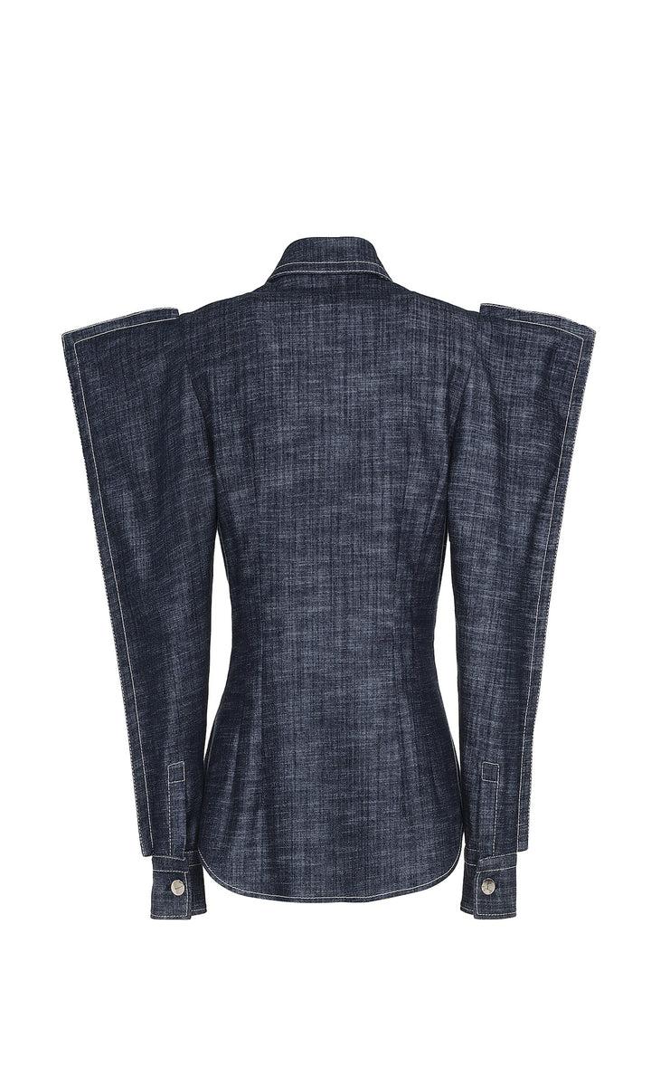 Sara Battaglia Squared wings shirt Offerte