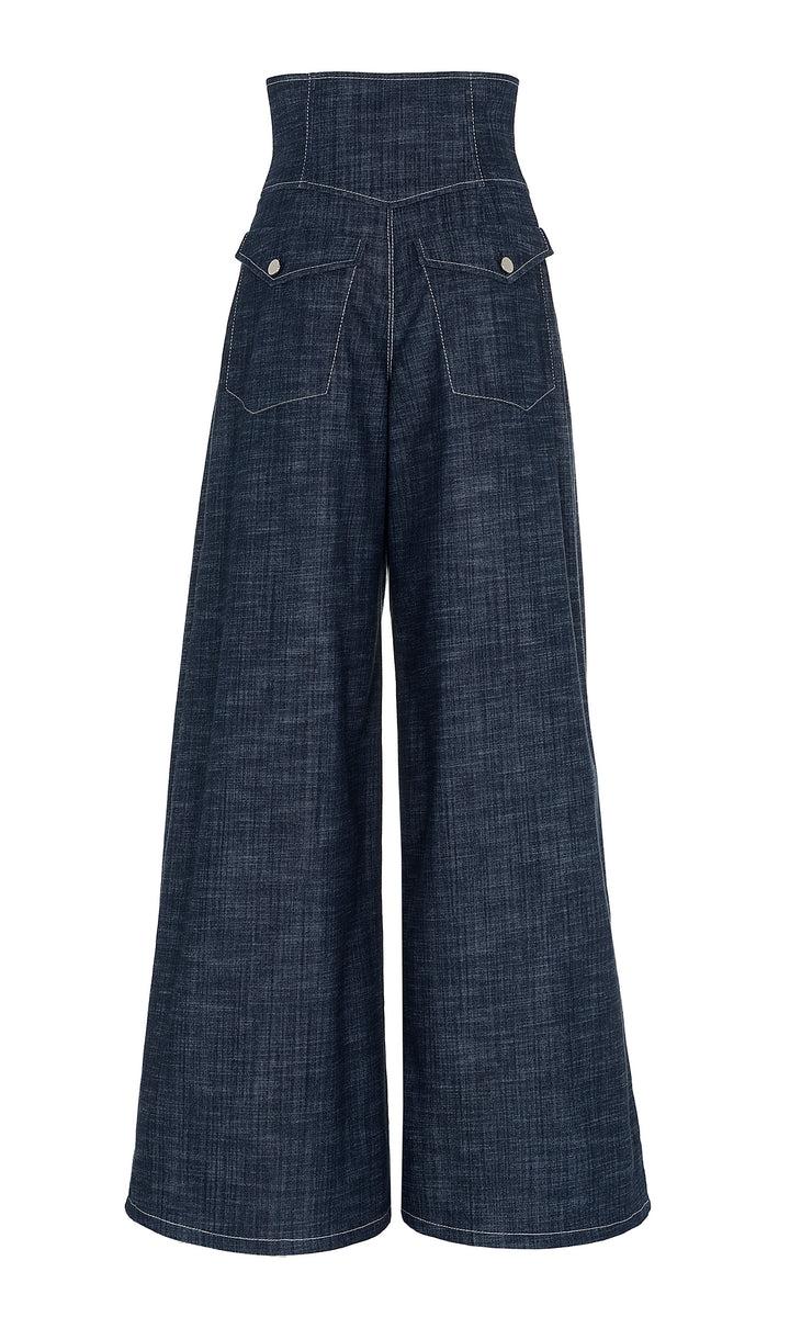 Sara Battaglia High waist denim Hotsell