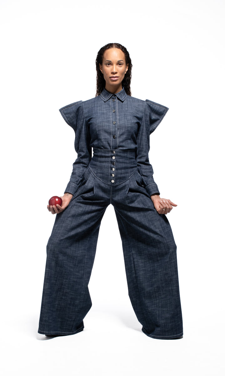 Sara Battaglia High waist denim Hotsell