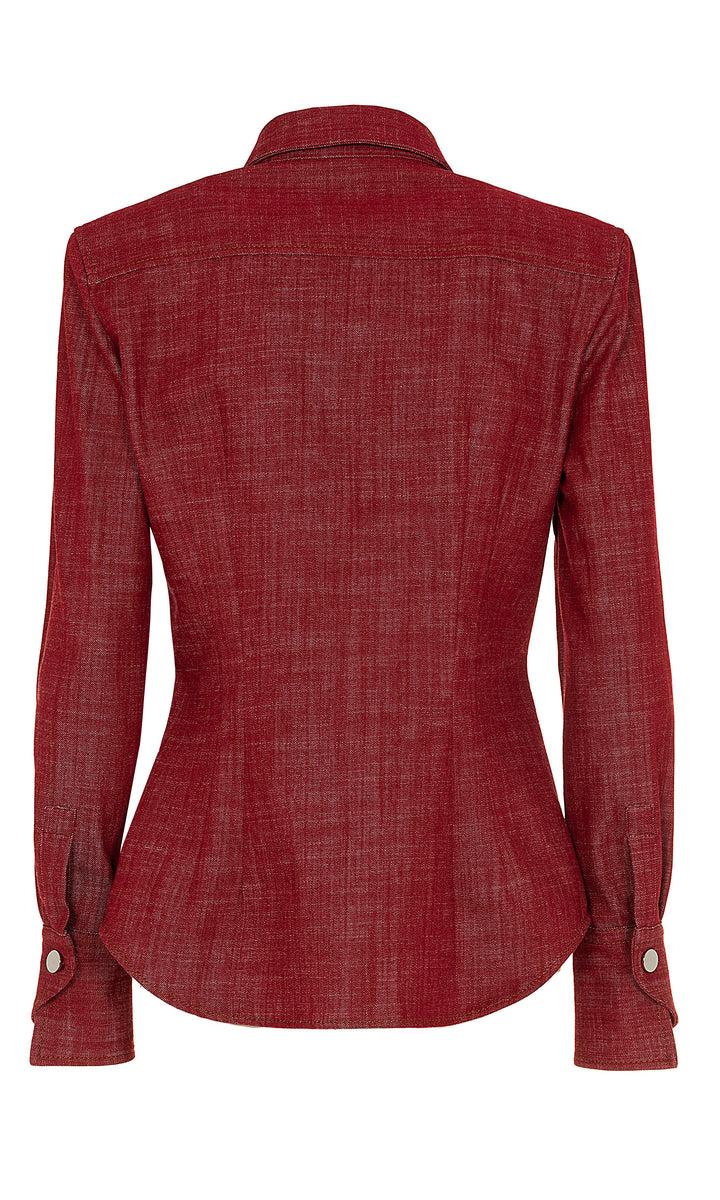 Sara Battaglia Denim shirt Vendita Economica