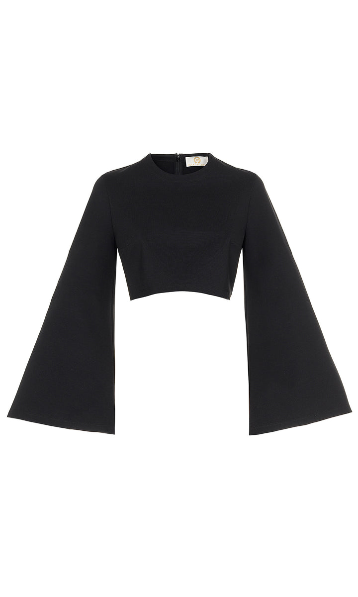Sara Battaglia Wide long sleeves top I Più Venduti