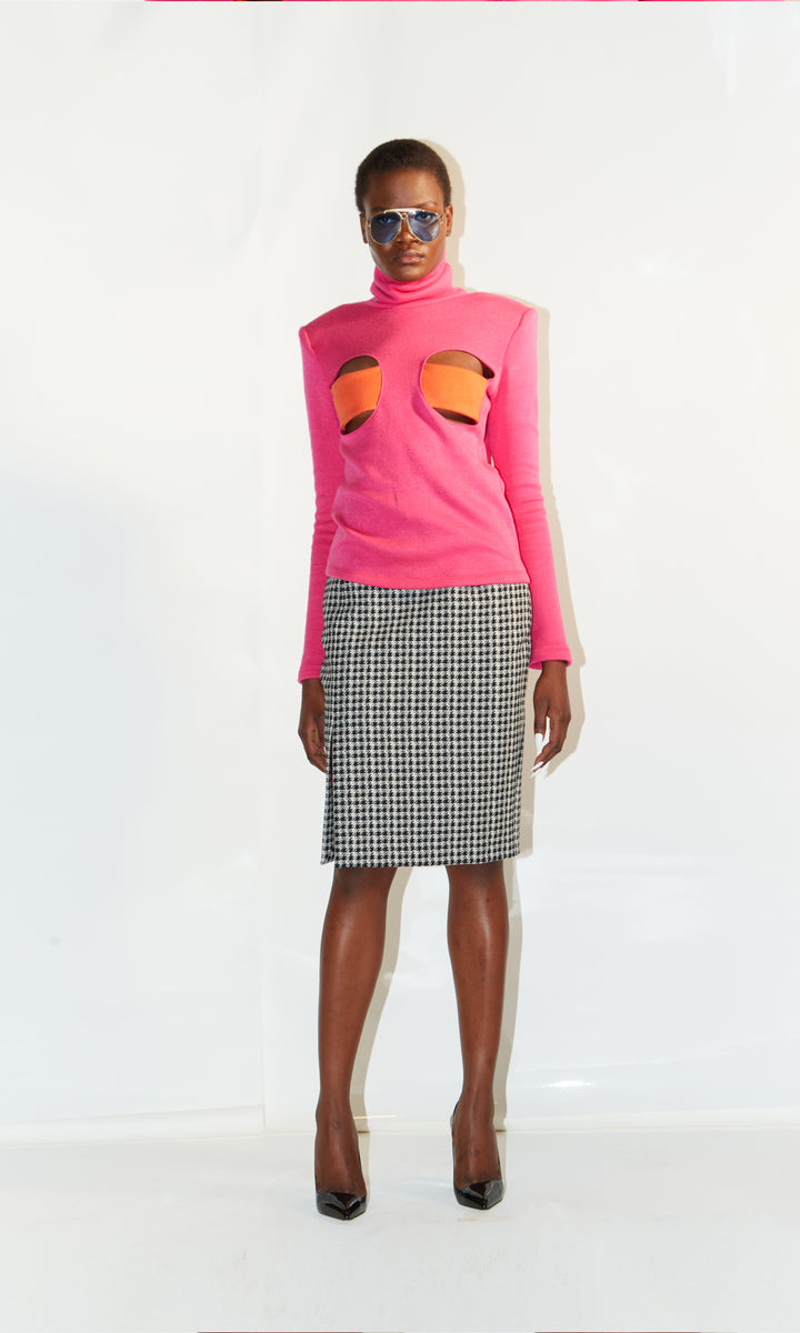 Sara Battaglia Holes Turtle Neck Convenienza