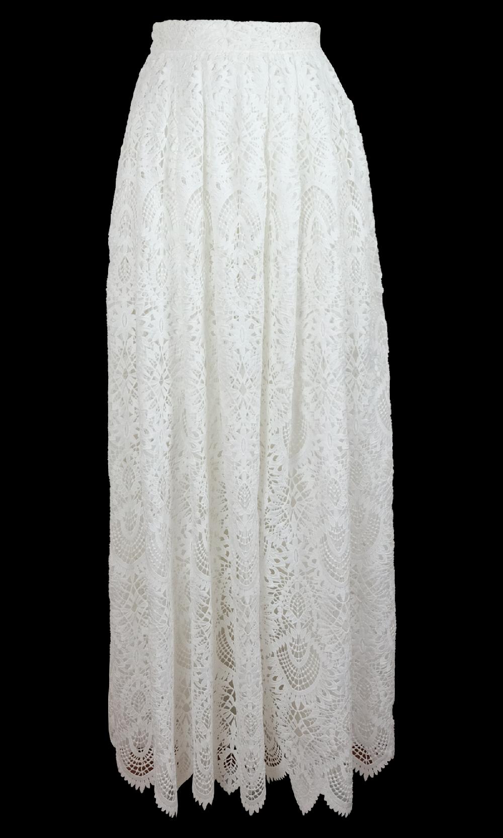 Sara Battaglia Lace Skirt I Più Venduti