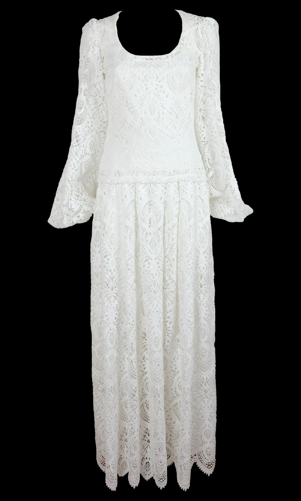 Sara Battaglia Lace Top Vendite Flash