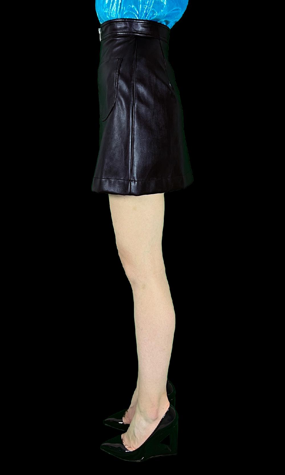 Sara Battaglia Zip Mini Skirt Italy