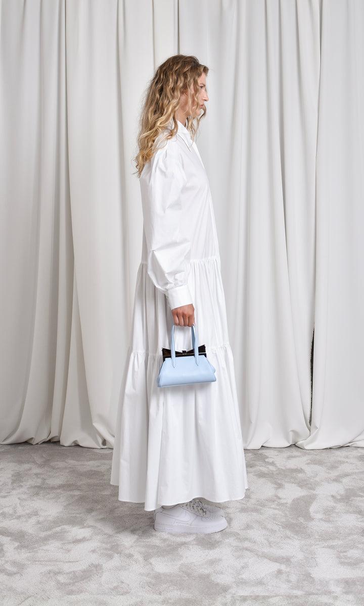 Sara Battaglia Maxi chemisier dress Promozione Limitata
