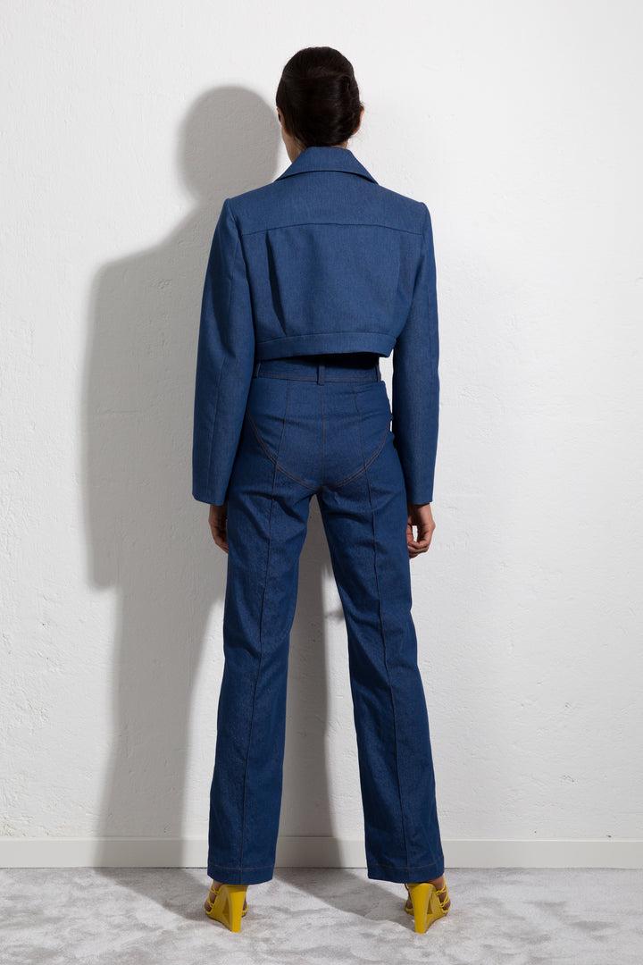 Sara Battaglia High Waisted Pants Sottocosto