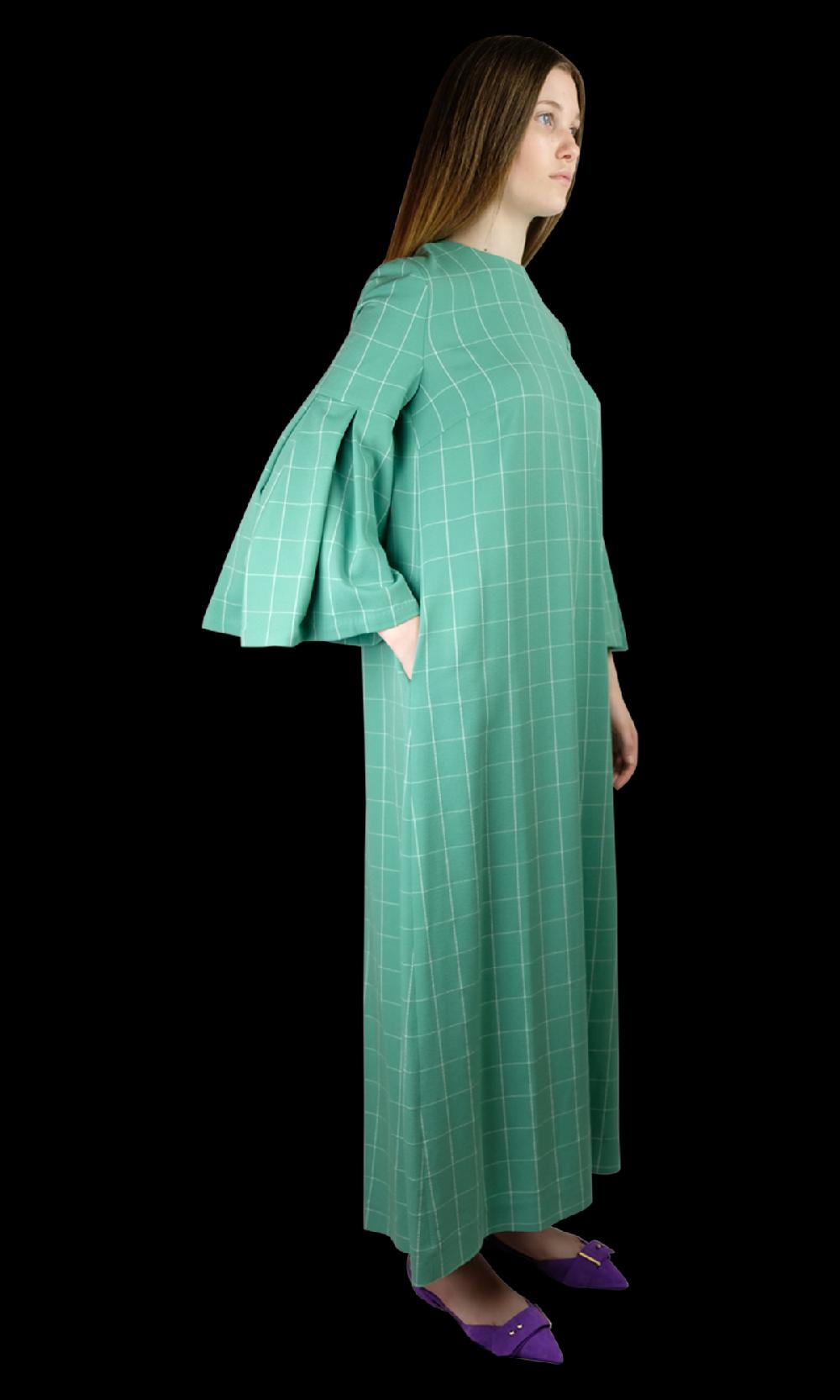 Sara Battaglia Salvia Dress Saldi
