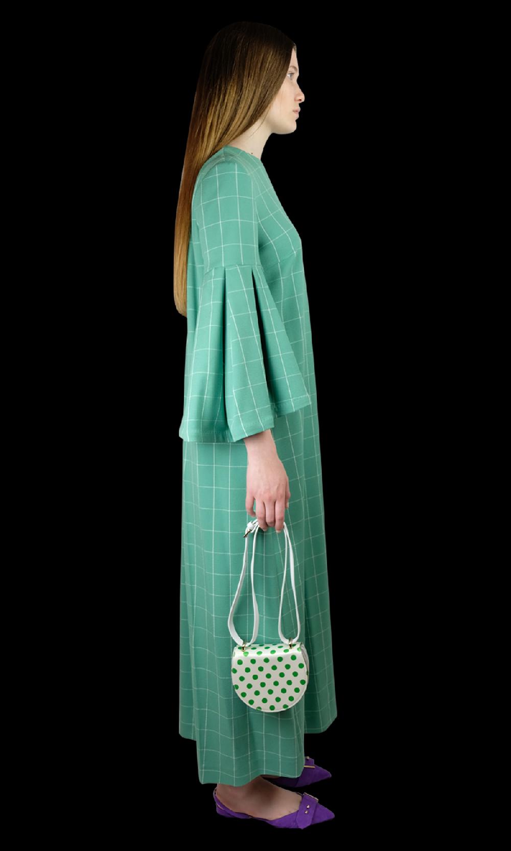 Sara Battaglia Salvia Dress Saldi