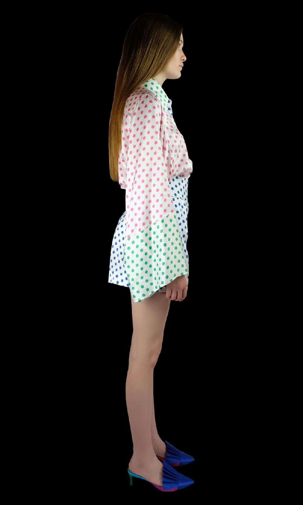 Sara Battaglia Blue Pois Shorts Offerte