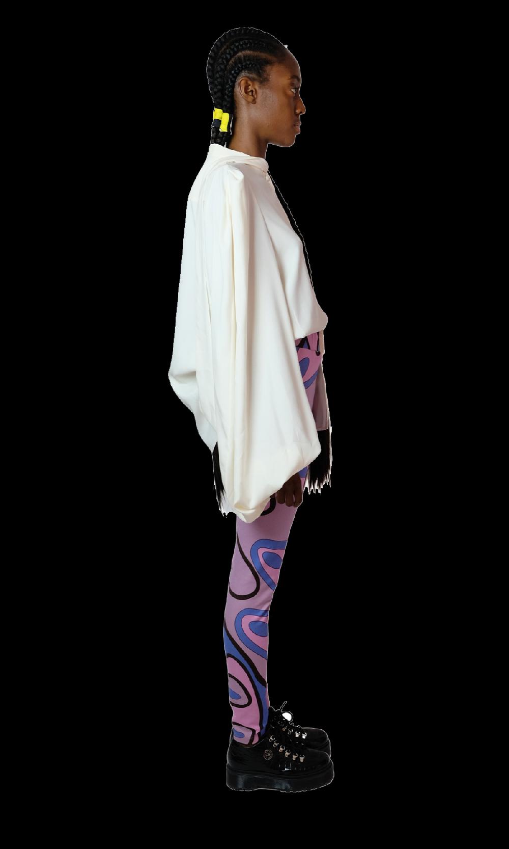Sara Battaglia Pink Leggings Consegna Veloce