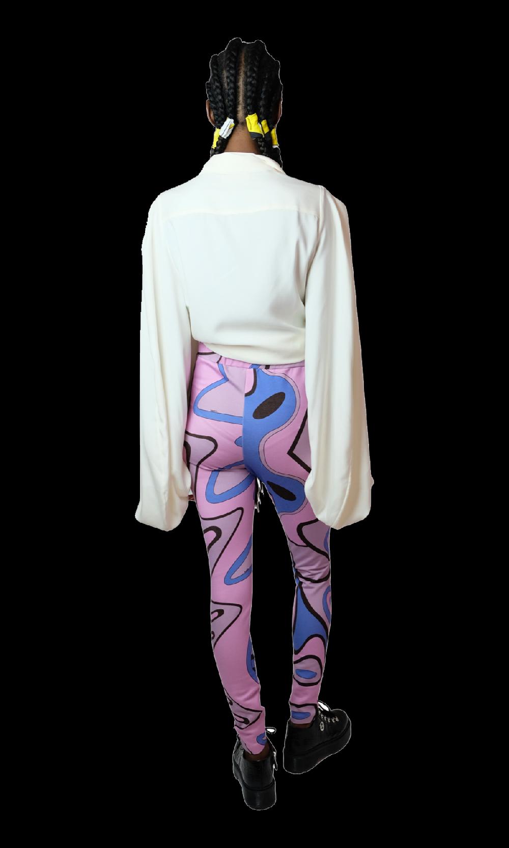Sara Battaglia Pink Leggings Consegna Veloce
