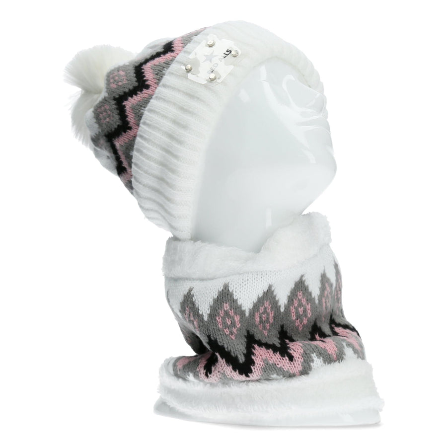 Scarpe Vita Duo Bonnet et cache cou blanc à motifs 2025
