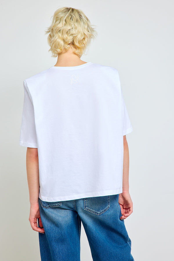 Semicouture T-shirt pauline | semicouture Qualità
