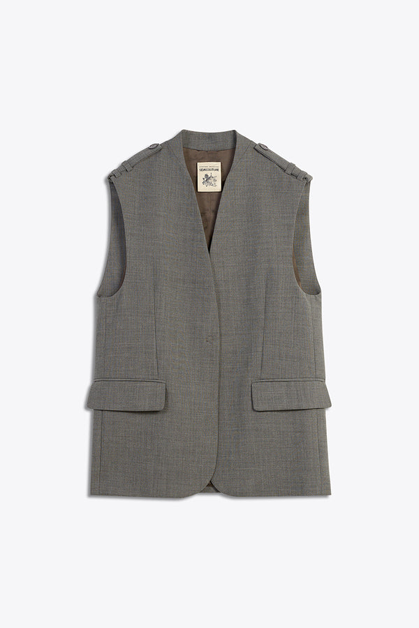 Semicouture Gilet maybelle | semicouture Nuova