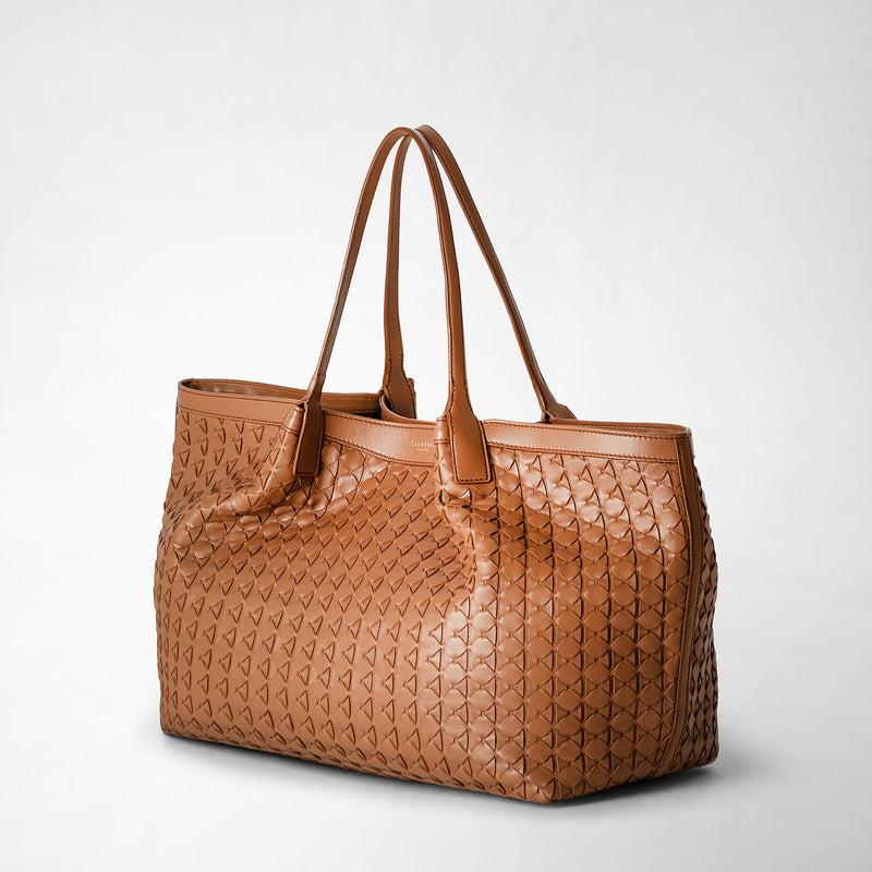 Serapian Secret tote bag in mosaico tan Moda