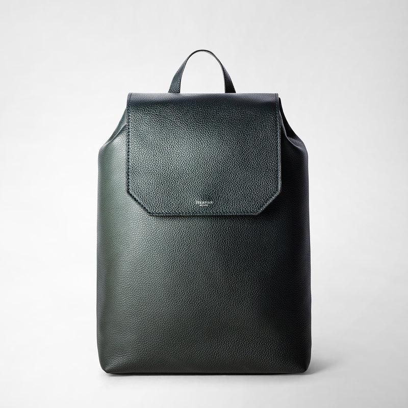 Serapian Day backpack in cachemire leather navy blue Offerta