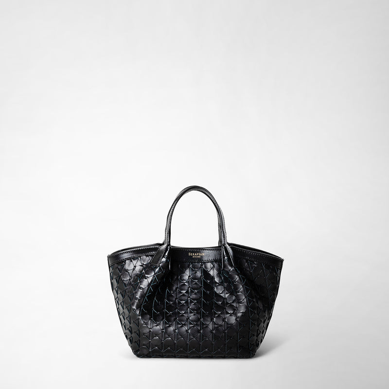 Serapian Borsa secret mini in mosaico nero Nuovi prodotti