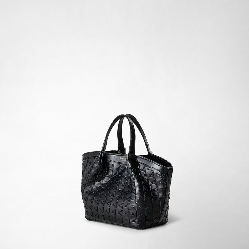 Serapian Borsa secret mini in mosaico nero Nuovi prodotti