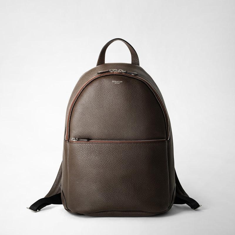 Serapian Backpack in cachemire leather espresso Liquidazione