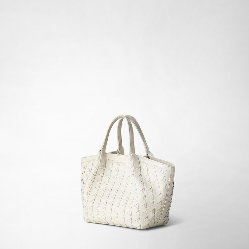 Serapian Borsa secret mini in mosaico panna Promozione Limitata