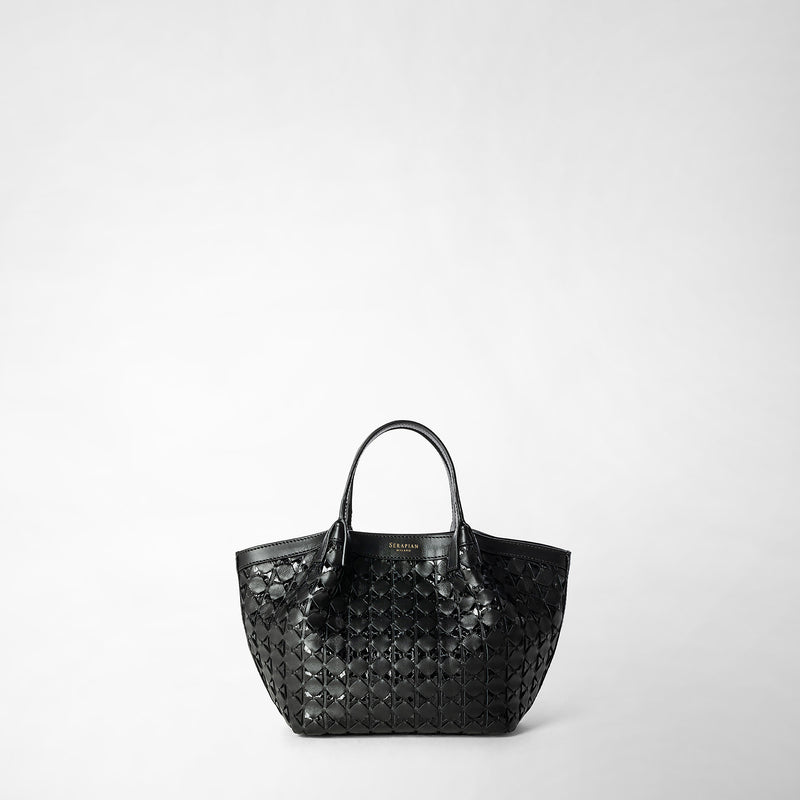 Serapian Mini secret bag in mosaico and elaphe black Fino al 60% di sconto