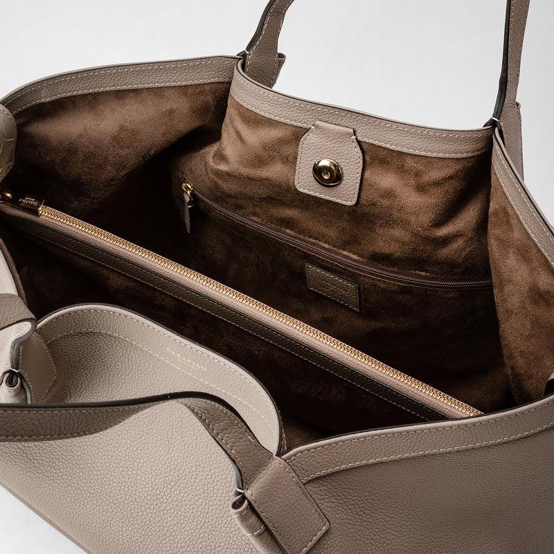Serapian Tote bag secret in pelle rugiada sahara Discount Store per i nuovi prodotti