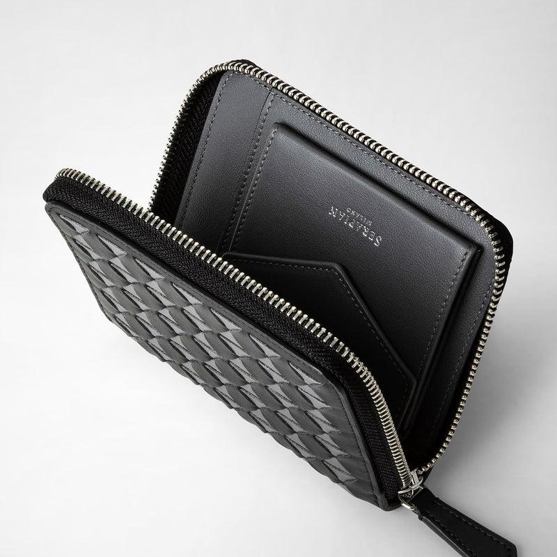 Serapian PORTAFOGLIO MINI CON ZIP IN MOSAICO Vendita Calda