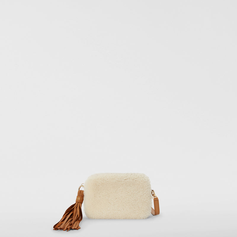 Serapian BORSA MINI IN SHEARLING Vendita Economica