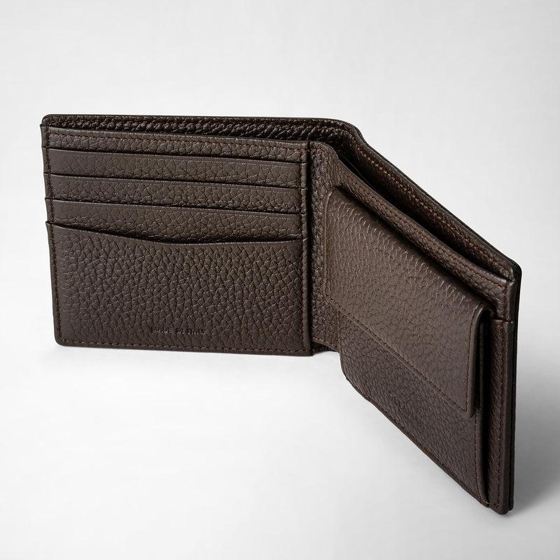 Serapian Portafoglio 4 carte portamonete pelle cachemire Soddisfazione Garantita