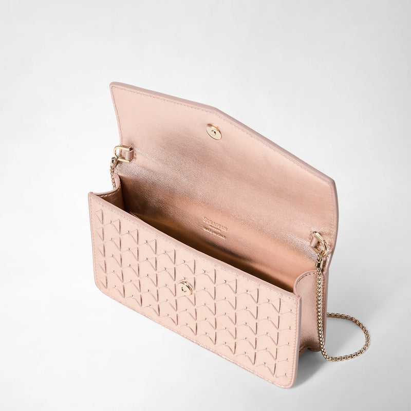Serapian CLUTCH CON CATENA IN MOSAICO Online