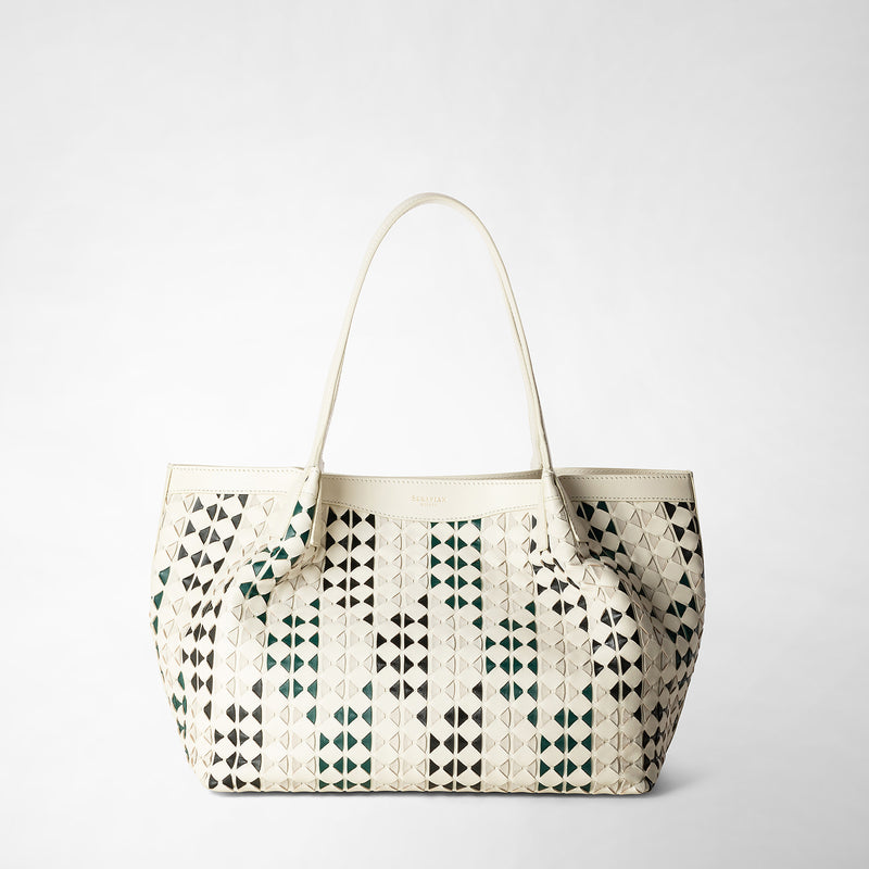 Serapian TOTE BAG SECRET PICCOLA IN MOSAICO MESTIERI D'ARTE Offerte