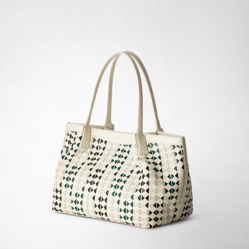 Serapian TOTE BAG SECRET PICCOLA IN MOSAICO MESTIERI D'ARTE Offerte