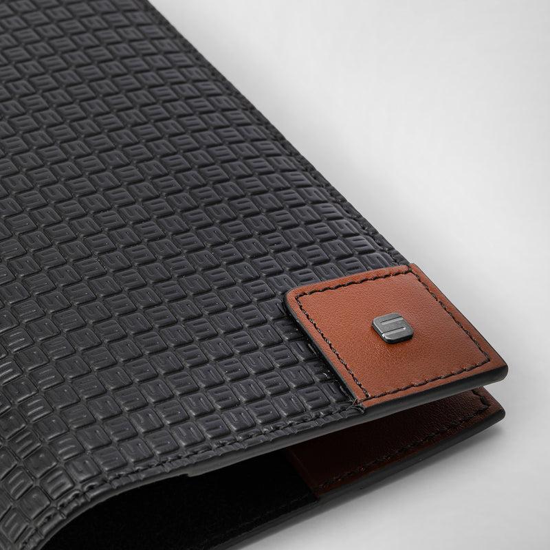Serapian Passport holder in stepan 72 black cuoio Prezzo di fabbrica