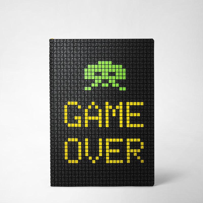 Serapian Quaderno in stepan nero space invaders Offerta natalizia