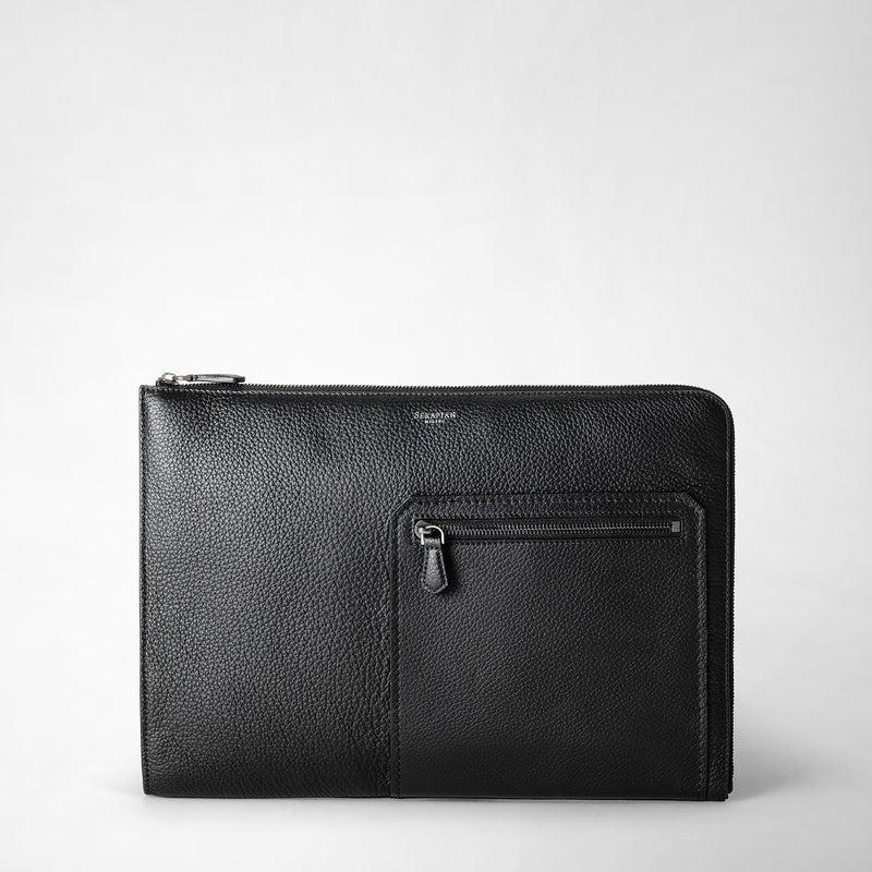 Serapian Custodia per laptop 14 in pelle cachemire Latest fashion