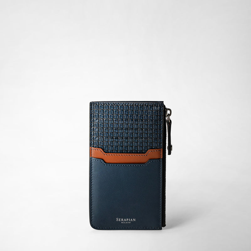 Serapian PORTACARTE CON ZIP IN STEPAN 72 Sconti VIP