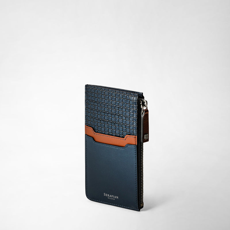 Serapian PORTACARTE CON ZIP IN STEPAN 72 Sconti VIP