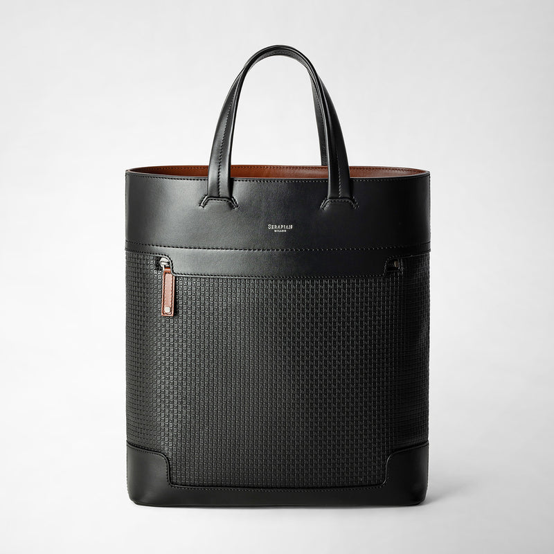 Serapian TOTE BAG VERTICALE IN STEPAN 72 Super Saving Price