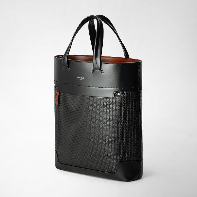 Serapian TOTE BAG VERTICALE IN STEPAN 72 Super Saving Price