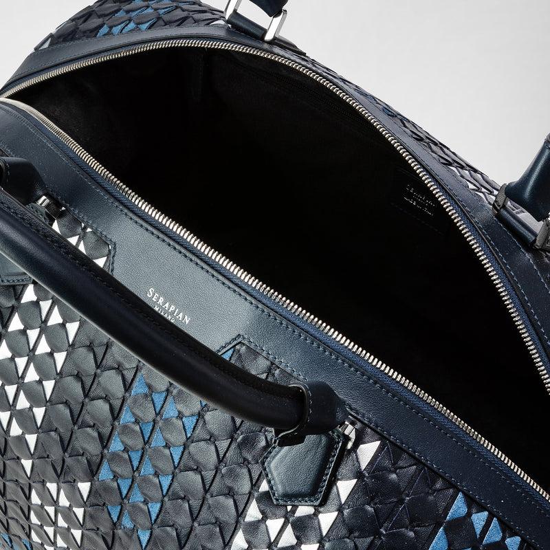 Serapian BORSA BUSINESS SLIM IN MOSAICO MESTIERI D'ARTE Ultimi due giorni