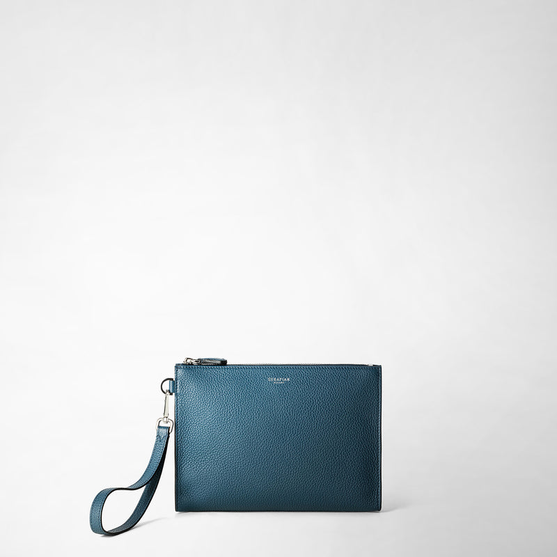 Serapian POCHETTE CON ZIP IN PELLE CACHEMIRE Ultimo giorno