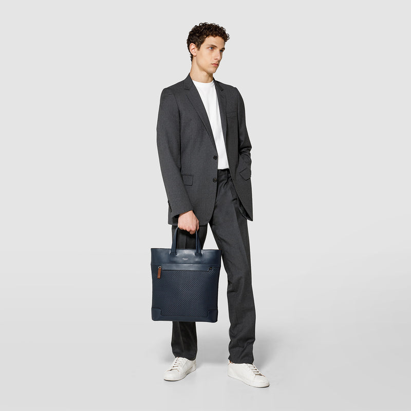 Serapian TOTE BAG VERTICALE IN STEPAN 72